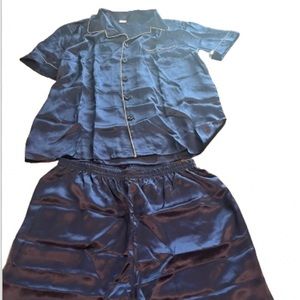 Couples matching silk pajamas- NWOT